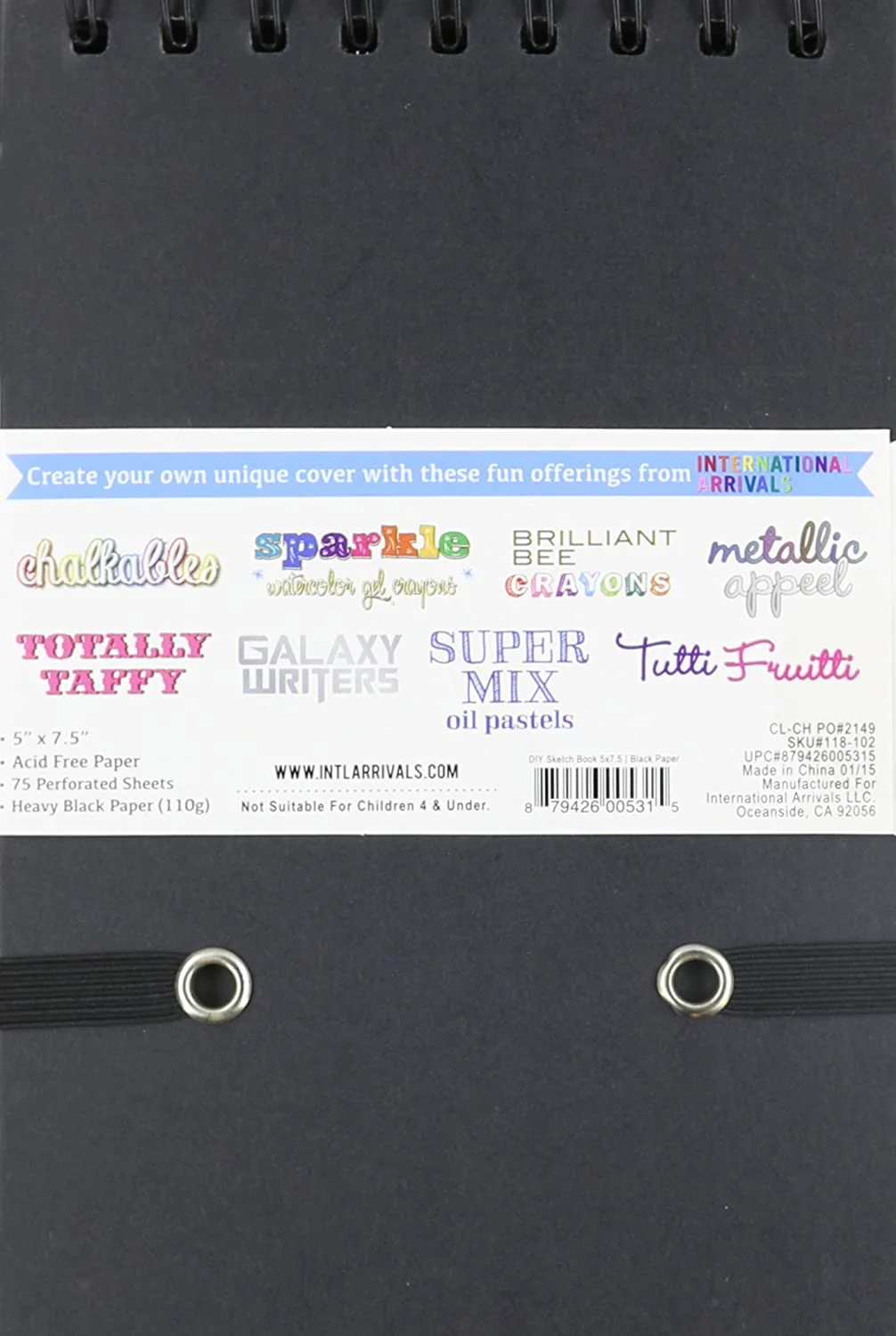 DIY Sketchbook - Small - Black - Image 3